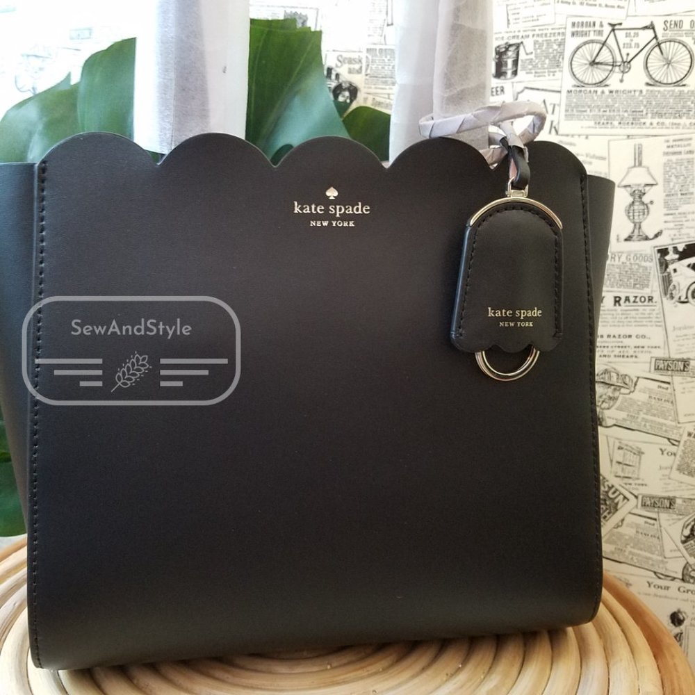 MINI MINA KATE SPADE MAGNOLIA STREET BLACK DOLCE CROSSBODY BRAND NEW - Picture 3 of 9